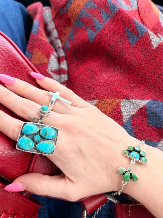 The Golden Rodeo Jewelry - The Golden Rodeo | 925 Sterling Silver Statement Pieces | Ring Sizes 6-10.5 |